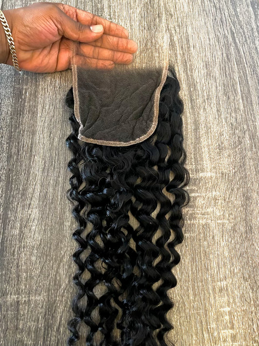 HD 5x5 Curly Closure