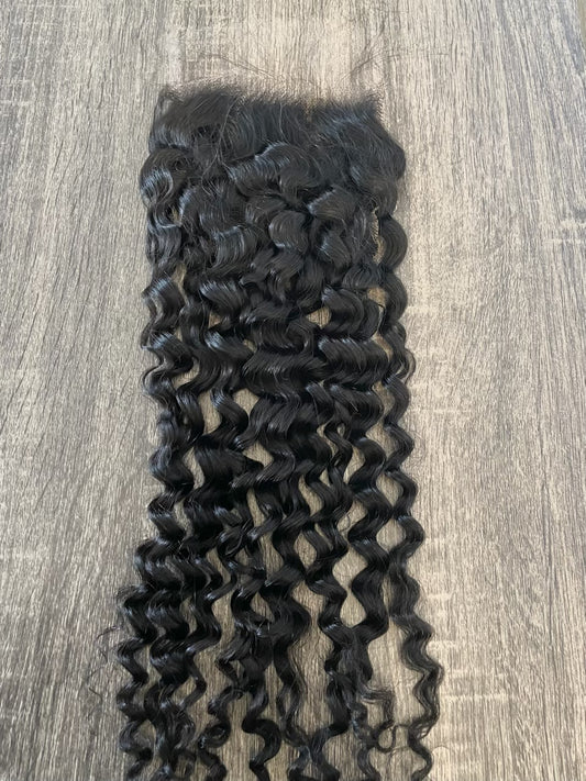 HD 5x5 Curly Closure